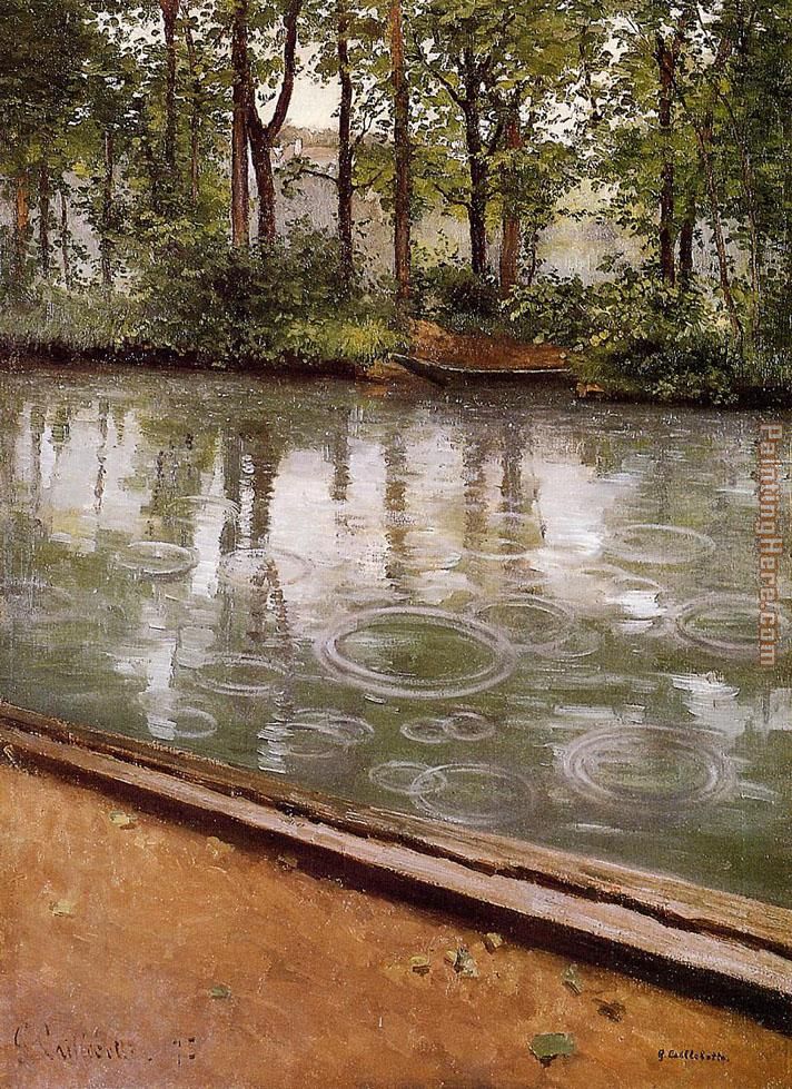 The Yerres Rain painting - George Inness The Yerres Rain art painting